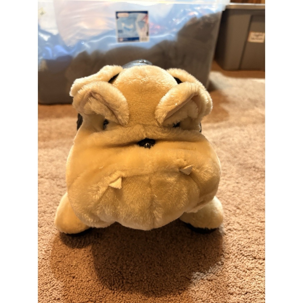 Biker. Dog 12" Kenny The Bulldog.Simon Toy Co. Fun Collection